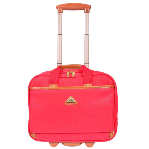 Executive Wheeled Laptop Pilot Case A04021 Red on OnBuy