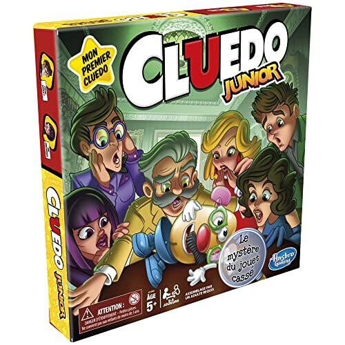 Hasbro Gaming Jeu Hasbro - Cluedo Junior : Le Mystère du jouet cassé on ...