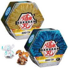 Bakugan Baku-Tin, Premium Verzameltin met 2 Mysterie (Stijl Kan Variëren), Speelgoed voor Jongens 6+