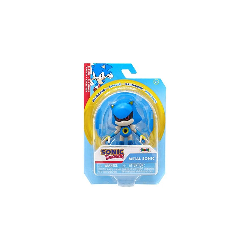 New Sonic The Hedgehog Mini Figure 2.5 Inch - Packaging May Vary - Metal Sonic
