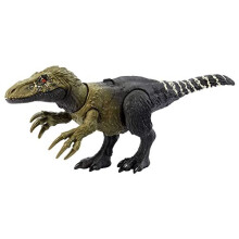 Jurassic World Dinosaur Toy Orkoraptor with Roar Sound & Attack Action, Wild Roar Posable Figure, Physical & Connected Digital Play, HLP21