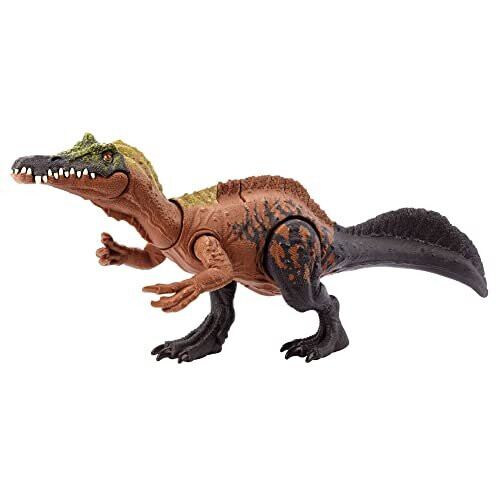 Jurassic World Jurassic World Dinosaur Toy Irritator with Roar Sound & Attack Action, Wild Roar Posable Figure, Physical & Connected Digital Play, HLP22