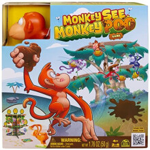 Monkey See Monkey Poo Game for Kids 4+ - Hilarious Poo Fling, Banana Tokens & Tree-Climb Fun by Spin Master