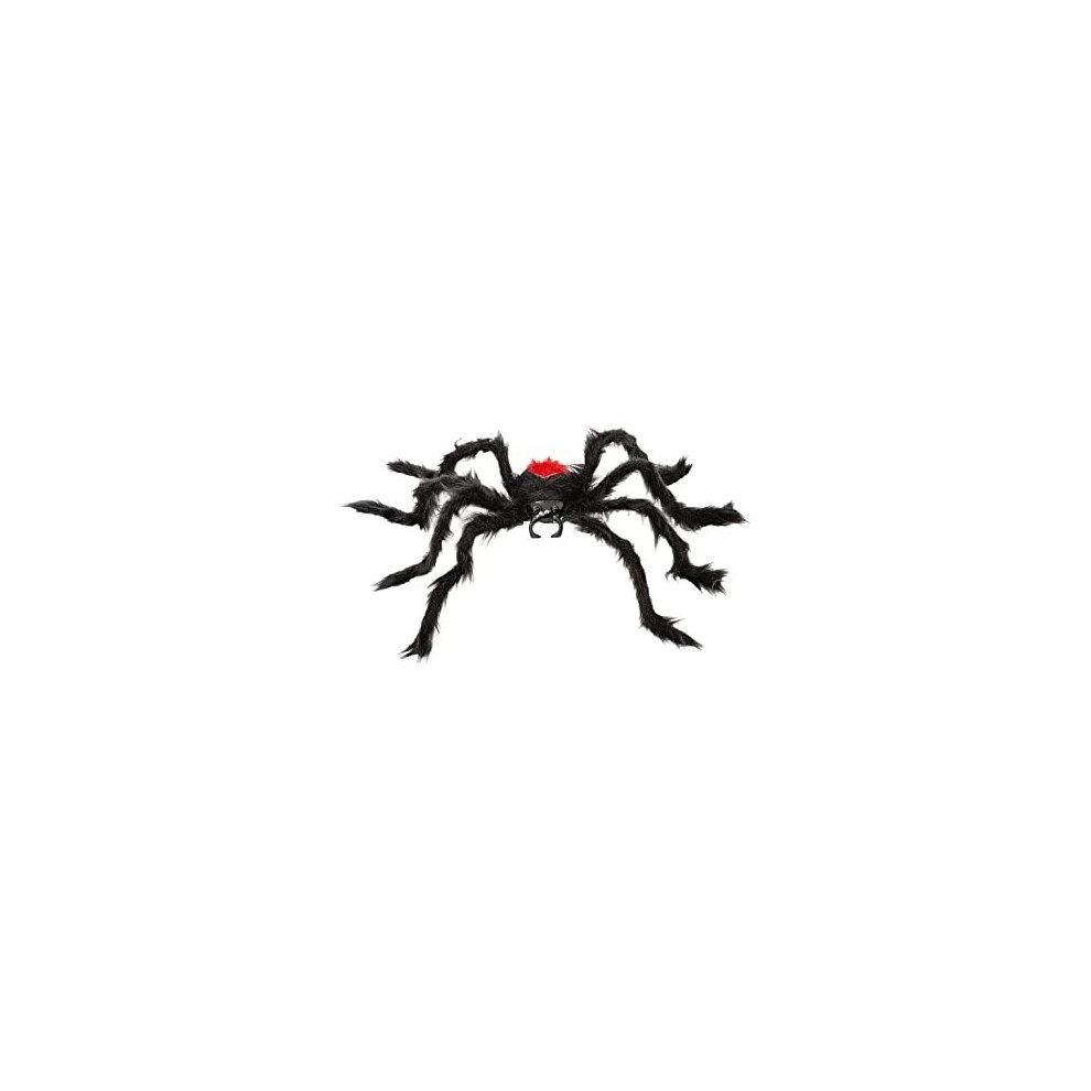 Smiffys 52959 Black Widow Spider Prop, 75cm, Unisex Adult, Clear & Black, One Size