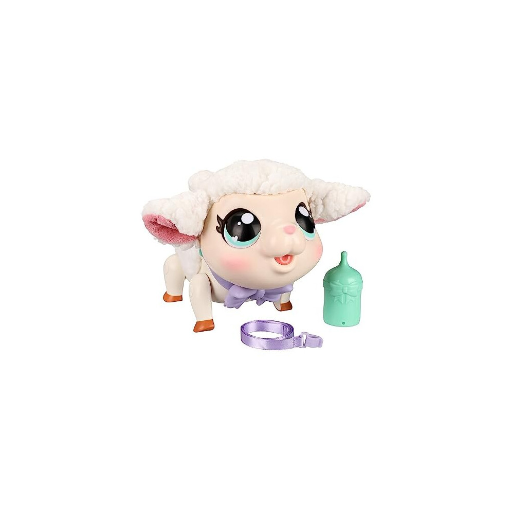 Little Live Pets - My Pet Lamb | Soft And Wooly Interactive Toy Lamb That Walks, Dances 20+ Sounds & Reactions, Batteries Included, For Kids Ages 5+