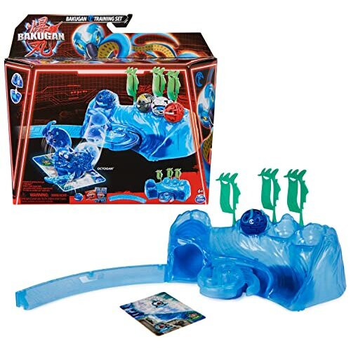 BAKUGAN Training Set with Octogan Aquatic Clan Themed Customisable Action Figure Trading Cards and Playset Kids Toys for Boys and Girls 6 and up on OnBuy