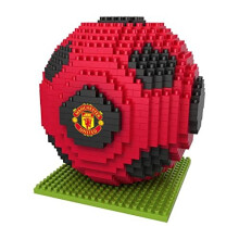Manchester United FC 3D BRXLZ Soccer Ball Building Set