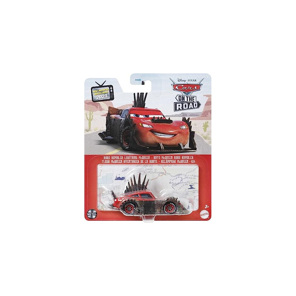 Disney Pixar Cars - On The Road Series - Road Rumbler Lightning Mcqueen