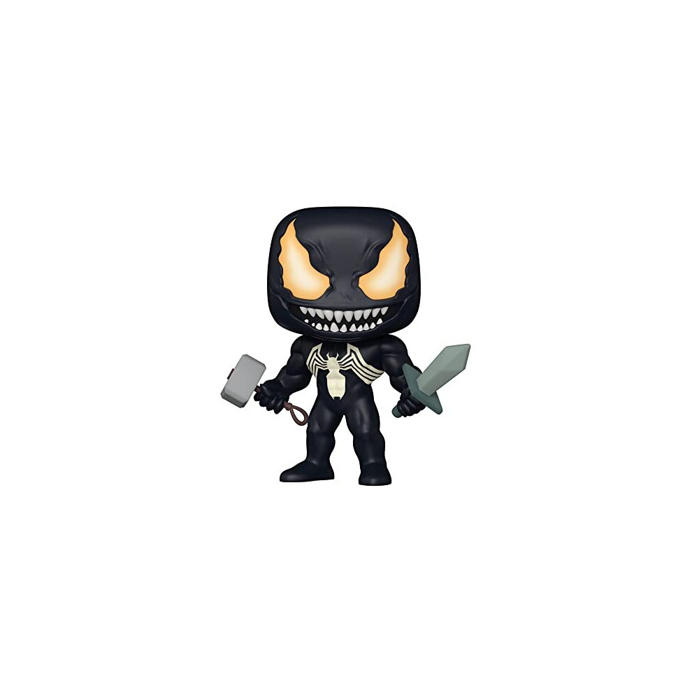 Funko 68247 Pop! Marvel: Venom - Venom with Mjolnir & Sword Exclusive #1141