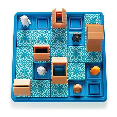 SmartGames - Cats & Boxes, Puzzle Game with 60 Challenges, 7+ Years 2
