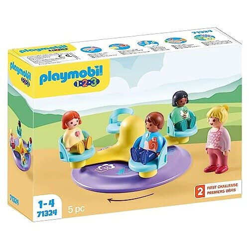 PLAYMOBIL Playmobil 1.2.3: Siffer-Karusell 1