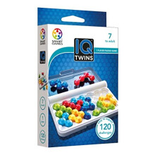 SmartGames IQ Twins - 120 Challenges Puzzle for Ages 7+, Portable Travel Case