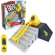 Tech Deck, Pyramid Shredder, X-Connect Park Creator, Customisable and Buildable Ramp Set with Exclusive Fingerboard, Kids Toy for Ages 6 and up