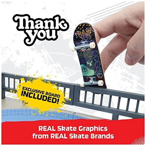 Tech Deck Tech Deck, Daewon Mega Bowl, Creador de Parque X-Connect, Set de Rampas Personalizable con Fingerboard 1