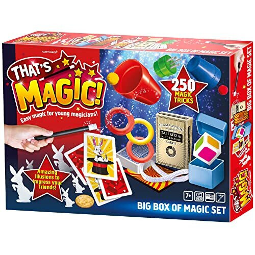 That's Magic 1502 Big Box Set That's Magic-250 Tricks, Multi-Color - Board Game
