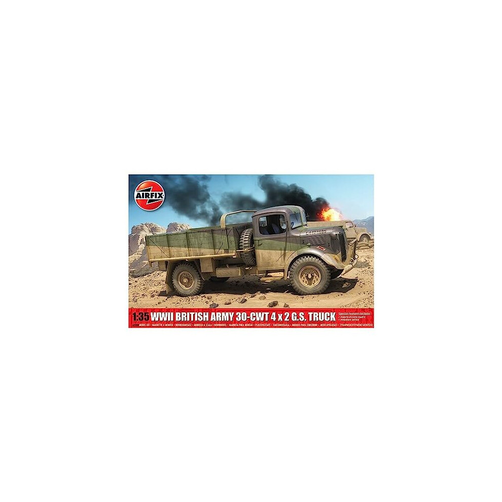 A1380 WWII British Army 30 CWT 4x2 GS Truck 1:35 Model Kit