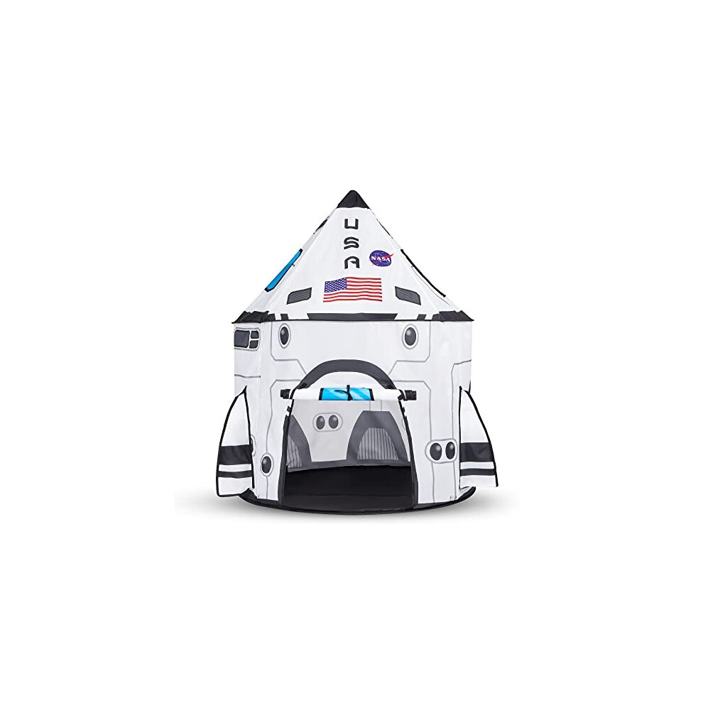 JOYIN Rocket Ship Play Tent Pop up Play Tent Kids Indoor Outdoor Spaceship Playhouse Tent Set