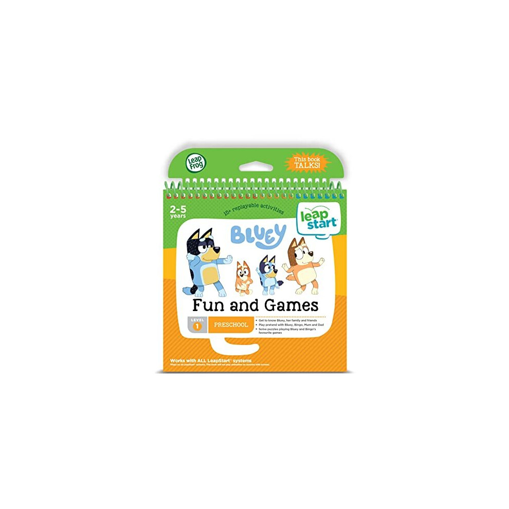 LeapFrog 482803 LeapStart Bluey Fun and Games