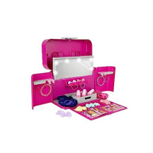 Casdon Ultimate Styling Case | Foldable Hair Styling Case For Children Aged 3+ | Includes Mirror, Styling Cards & Hair Accessories!
