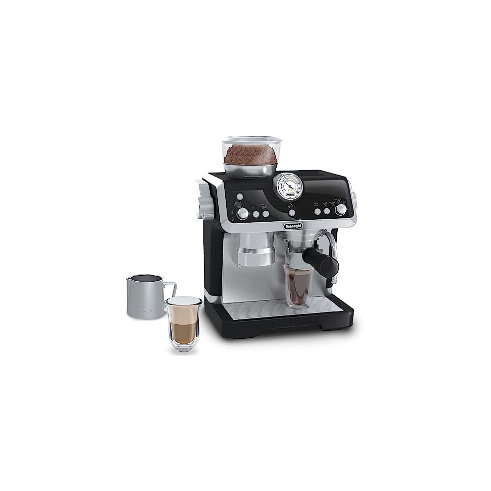 Casdon Delonghi Barista Coffee Machine | Toy Coffee Machine For Children Aged 3+ | Features Realistic Sounds & Magic Coffee Reveal!