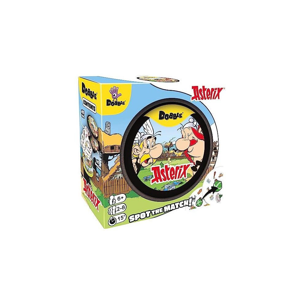 Asmodee | Dobble Asterix | Card Game | Ages 6+ | 2-8 Players | 15 Minutes Playing Time