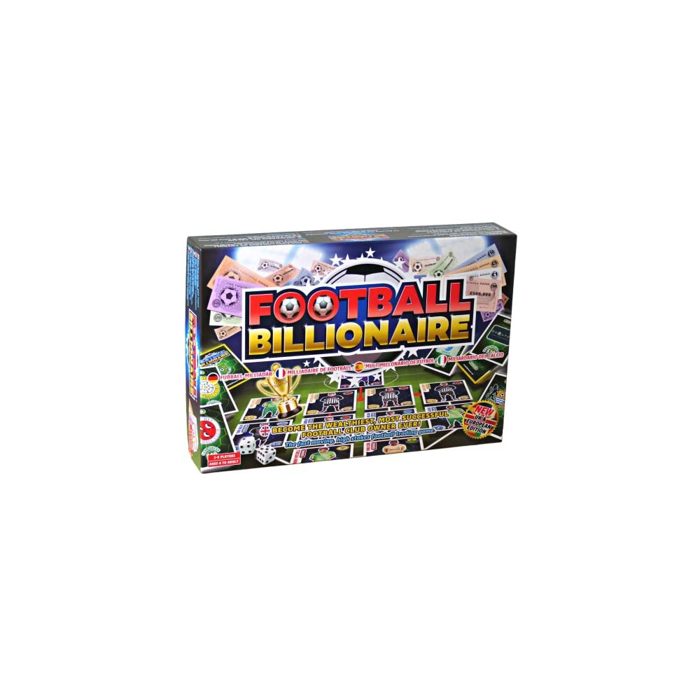 Football Billionaire Family Board Games 3rd Edition for Ages 6+ Kids and Adults, 2-6 Players