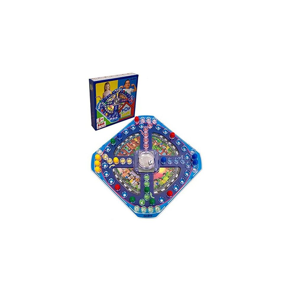 Dedimi Pop n Dash Race Board Game for kids - Racing and Chasing to Base Game - Pop n Dash Family Fun Games Trivial Pursuit