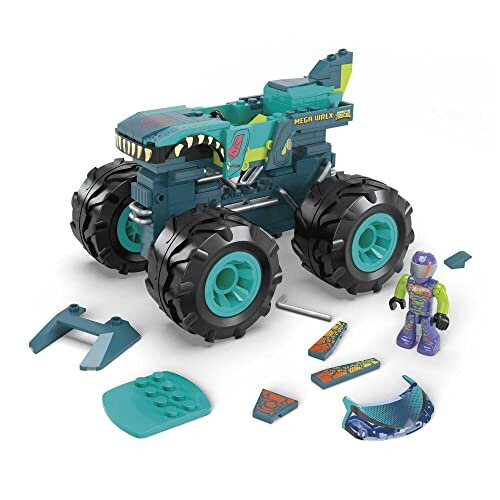 MEGA MEGA Construx Hot Wheels Monstres Camions Jouet Ensemble de Construction, MEGA-Wrex, 187 Pièces 2