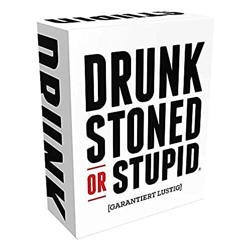 Asmodee Asmodee Drunk, Stoned or Stupid, Party Game, Card Game, German