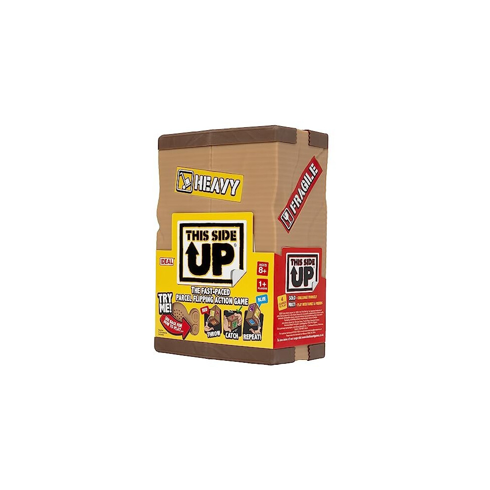 Ideal | This Side Up: The parcel-flipping, electronic reaction game | Family Games | 1+ Players| Ages 8+