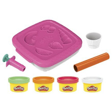 Play-Doh Create n Go Cupcakes Lekset, Förvaring, Konst och Hantverk, Barnleksaker för 3 År och Uppåt