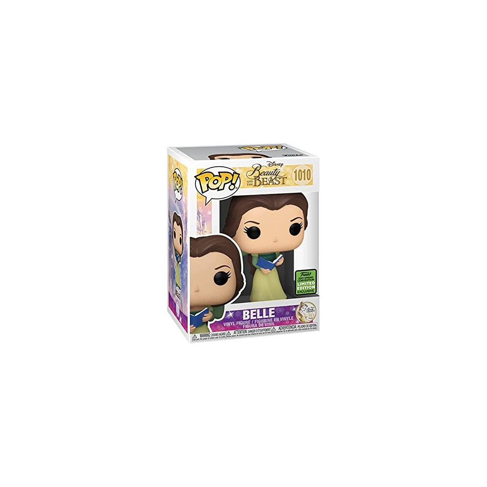 POP! Beauty and The Beast: Belle in Green Dress with Book 2021 Spring Convention Exclusive