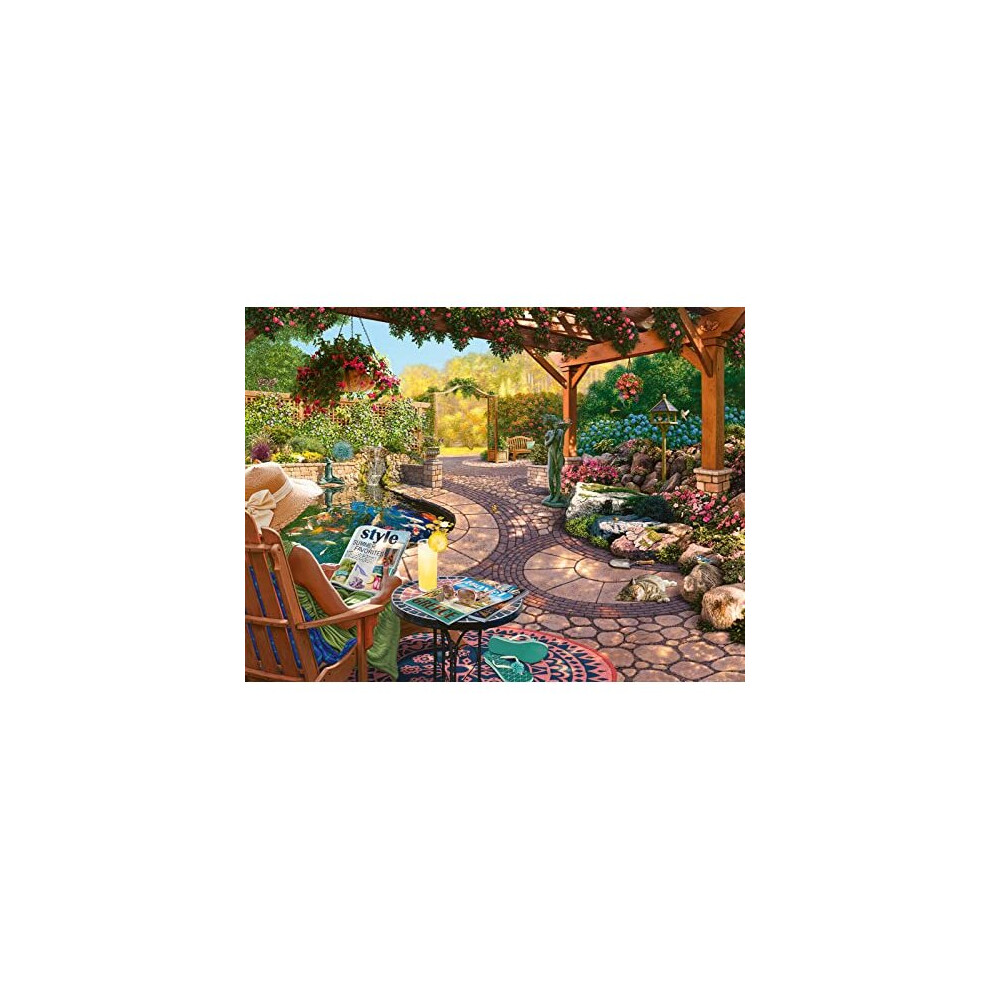 Ravensburger Cosy Backyard Bliss 750 Piece Jigsaw Puzzle for Adults & Kids Age 12 Years Up