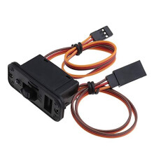 RC Receiver Switch LED 3 Way Battery On/Off Power Switch Cable with 3 Pin JR Futaba Connector for RC Airplane Boat Accessories
