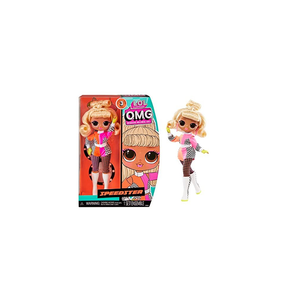 LOL Surprise OMG Fashion Doll - SPEEDSTER - Includes Fashion Doll, Multiple Surprises, and Fabulous Accessories - Great Gift for Kids Ages 4+