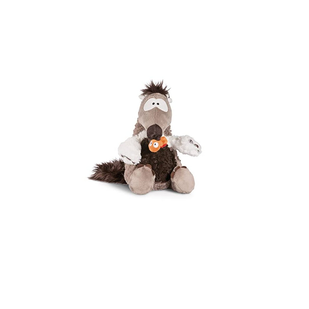 Nici 45241 Cuddy Soft Toy Anteater Anita 35cm Dangling with ant, Grey/White