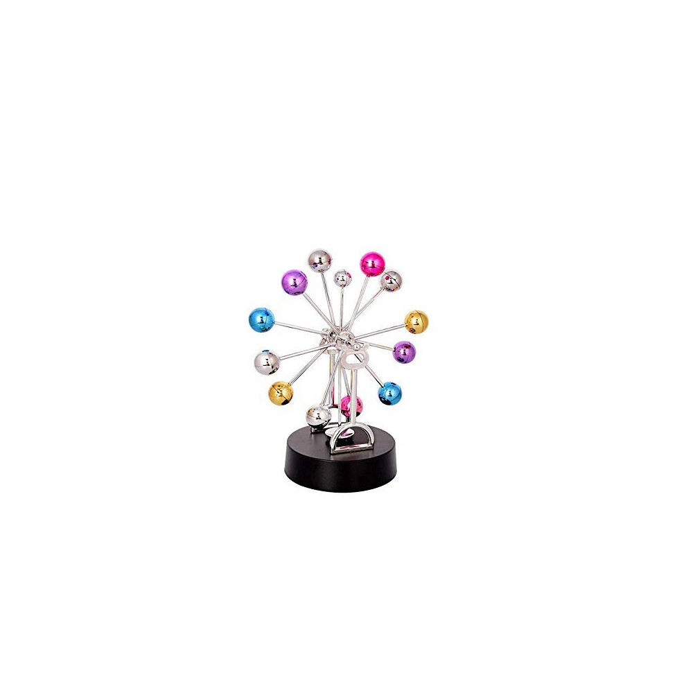 XYY Electronic Perpetual Motion Toy Swivel Globe Asteroid Revolving Balance Balls Magnetic Rotation Swing Toy For Office Home Ornaments