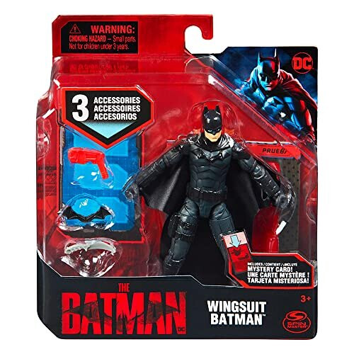 Batman DC The Batman 4 Inch Figure - Wingsuit Batman