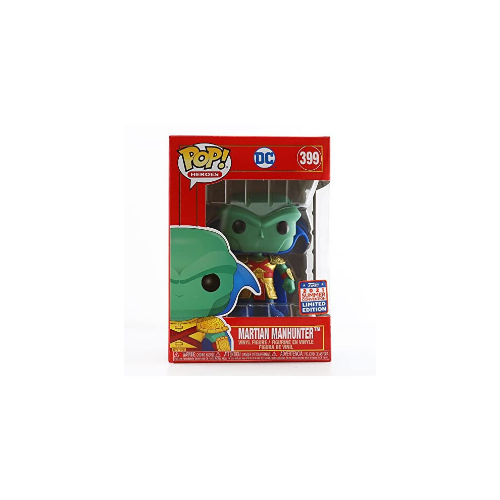 Funko Pop! Heroes: DC - Martian Manhunter (2021 Summer Convention Exclusive) #399