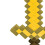 Children's Golden Yellow Minecraft Sword 3