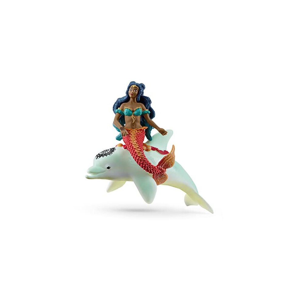 Schleich 70719 Isabelle On Dolphin Bayala Toy Figurine For Children Aged 5-12 Years