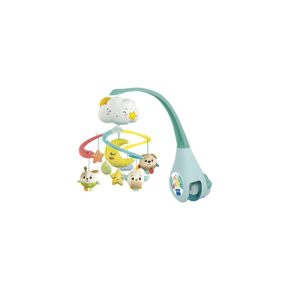 Clementoni 17710 Sweet Cloud Cot Toy & Sound Machine - 2-In-1 Crib Mobile & Activity Center Multicolour