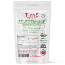 Benfotiamine - Fat-Soluble Vitamin B1 (Thiamine) - Support for Glucose Metabolism, Nerve Health & Cognition - 60 Capsules