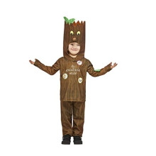Smiffys 51524M Officially Licensed Julia Donaldson Stickman Costume, Boys, Brown, M-Age 7-9 Years