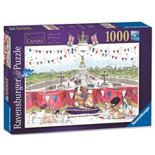 Ravensburger King Charles III Coronation Capers 1000 Piece Jigsaw Puzzle by Eleanor Tomlinson (Ages 12+)