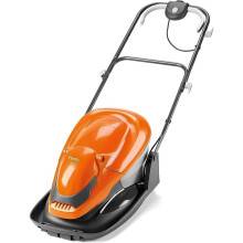 Flymo EasiGlide 300 Hover Collect Lawn Mower - 1700W Motor, 30cm Cutting Width, 20 Litre Grass Box, Folds Flat, 10m Cable Length, Orange and Grey
