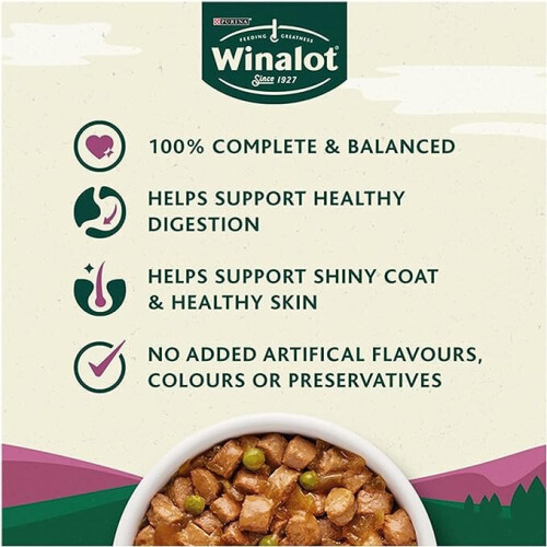 Purina Winalot Hundefutterbeutel gemischt in Gelee, 80 x 100 g 2
