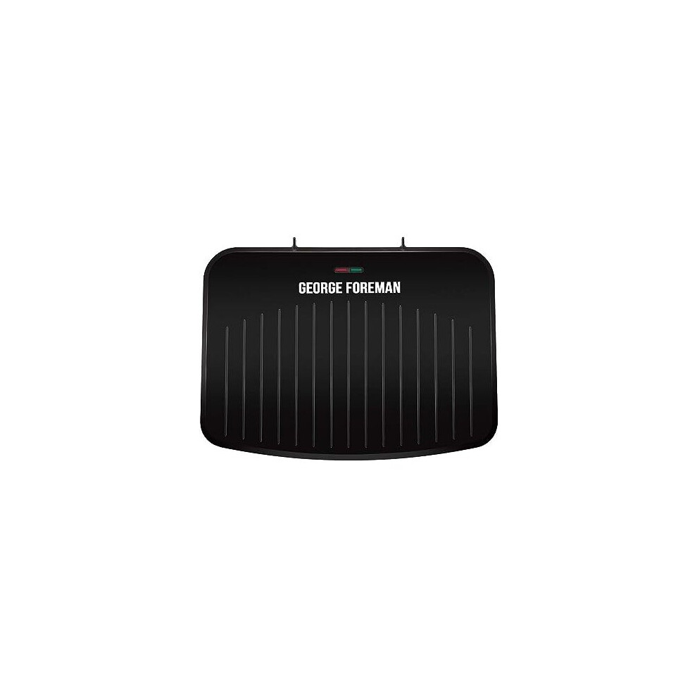 George Foreman 25820 Large Fit Grill - Versatile Griddle, Hot Plate and Toastie Machine with Improved Non-Stick Coating and Speedy Heat Up, Black