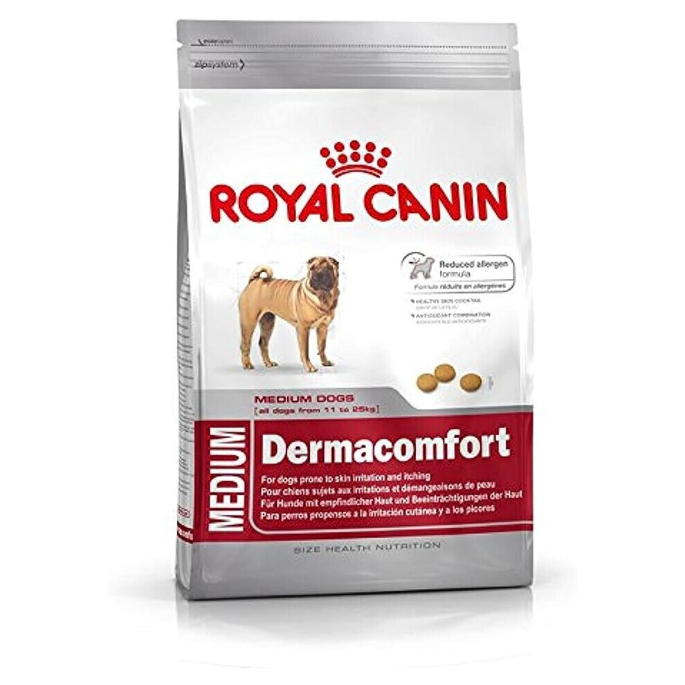 Royal Canin Dog Food Medium Dermacomfort Dry Mix 3Kg