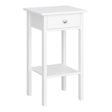 Tromso 1 Drawer Nightstand Pure White